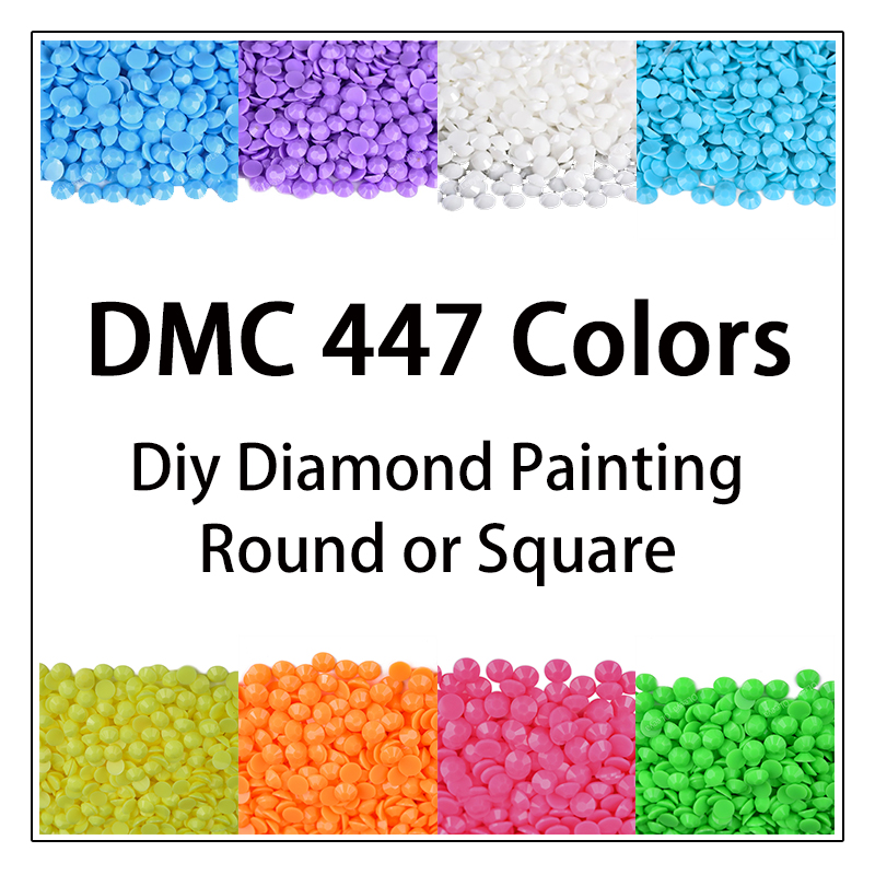 Photo Mosaic Print - DMC 447 Farben 5D Diy Diamant