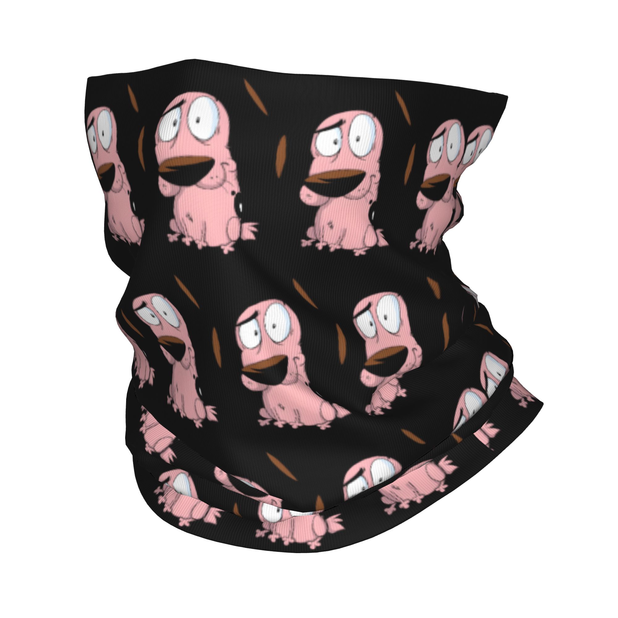Pet Portrait Custom - Individuelles Cartoon Courage Dog Winter-Stirnband und
