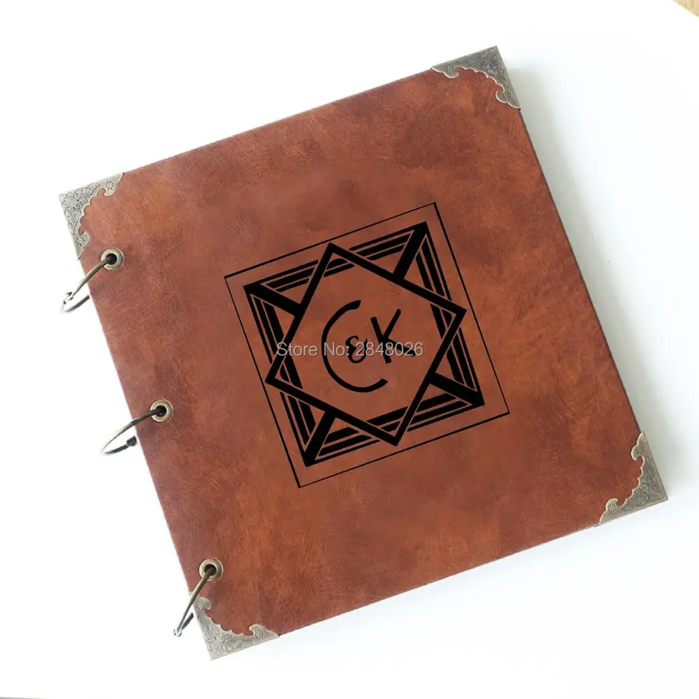 Custom Photo Book - 50 Seiten rustikale Initialen, personalisiertes, mit