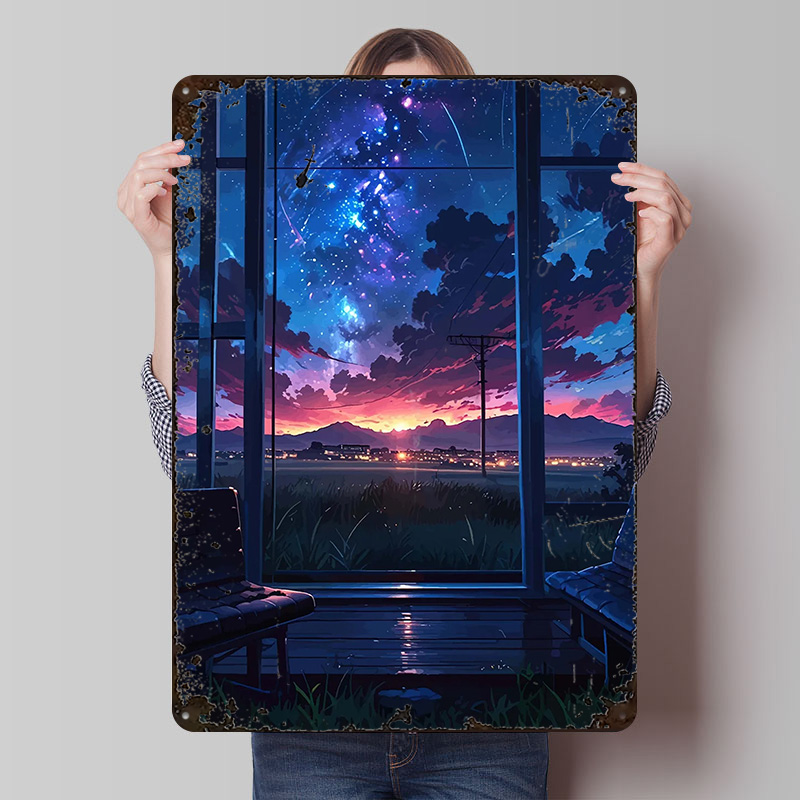 Anime Fensterblick auf Sternen – Custom Night Sky Bewertung und Preis