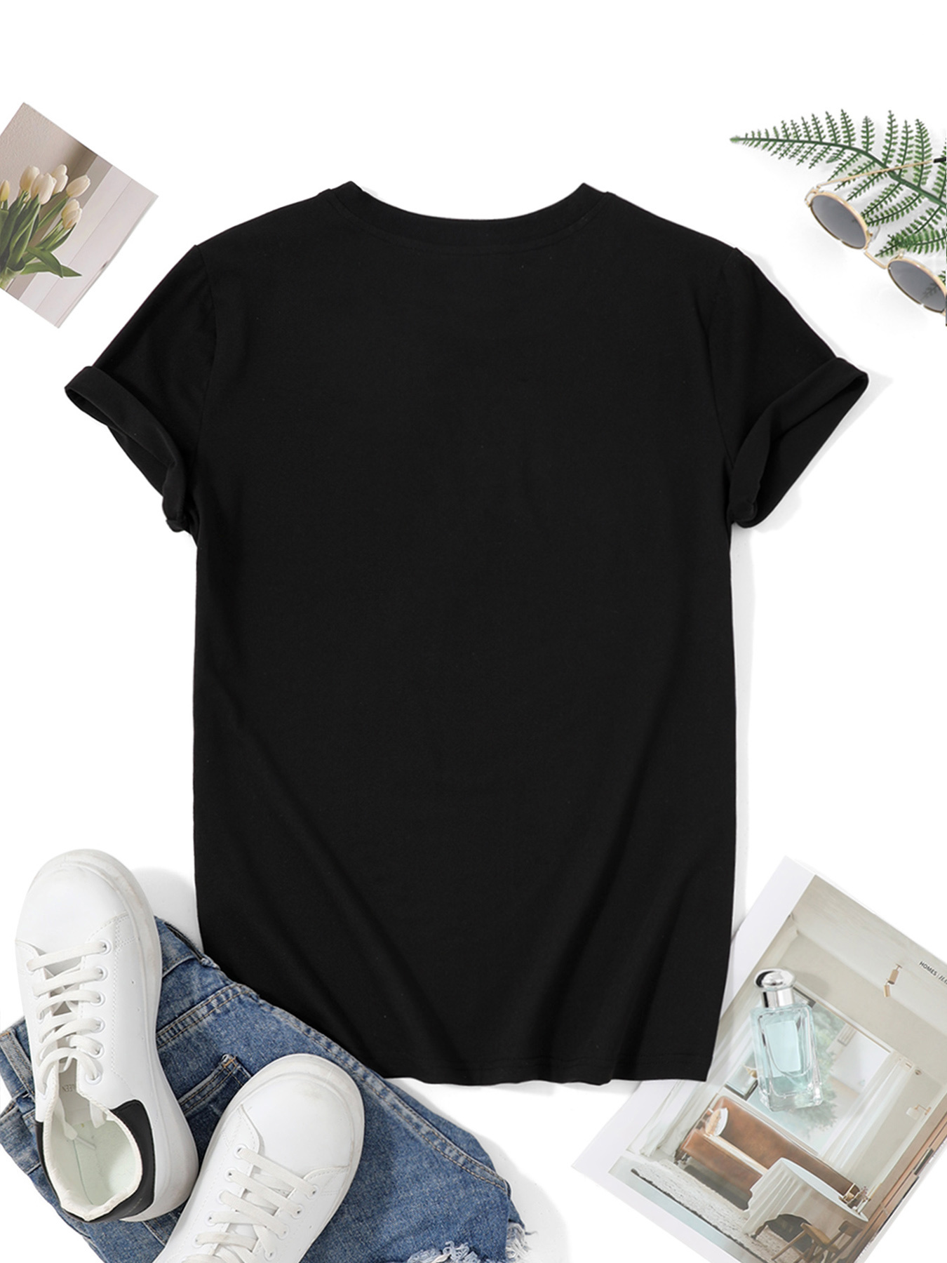 Übergröße Damen Casual Rundhal – Family Tree Print Bewertung und Preis