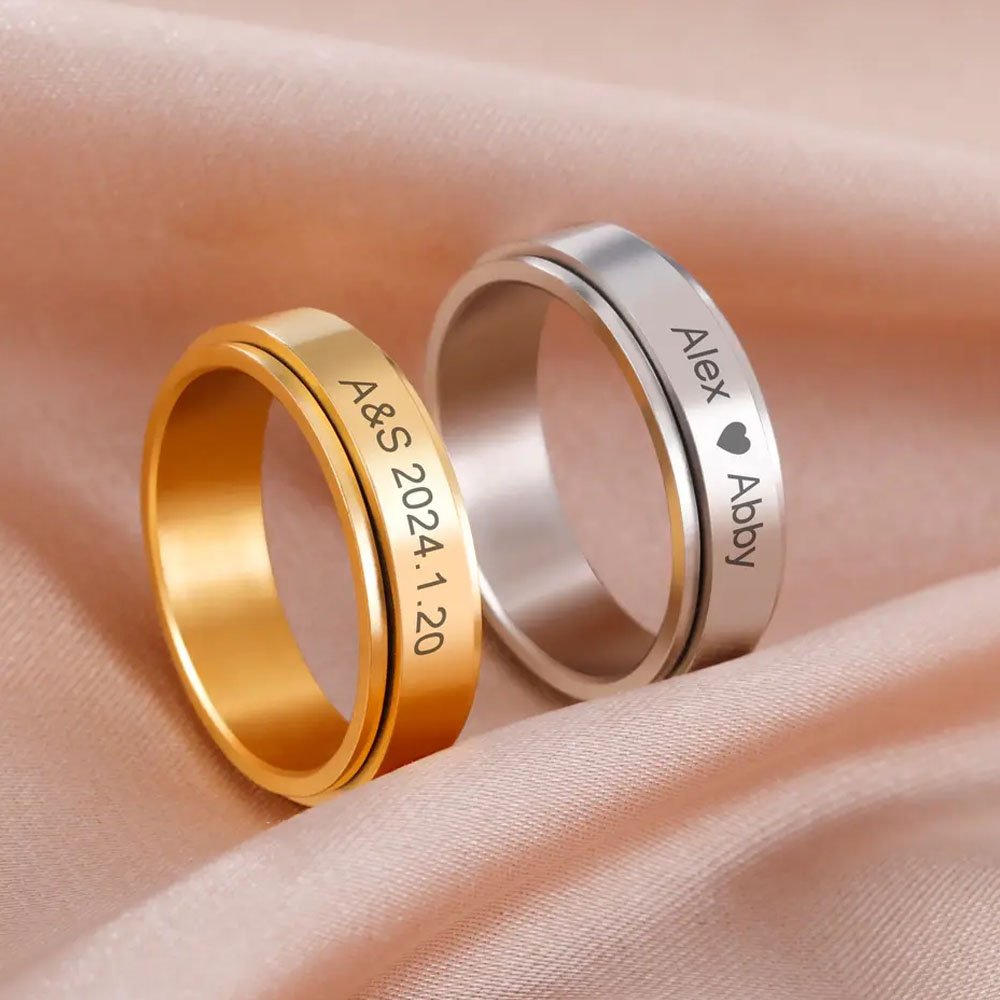 COOLTIME Angstlösender Ring mi – Initial Ring Custom Bewertung und Preis