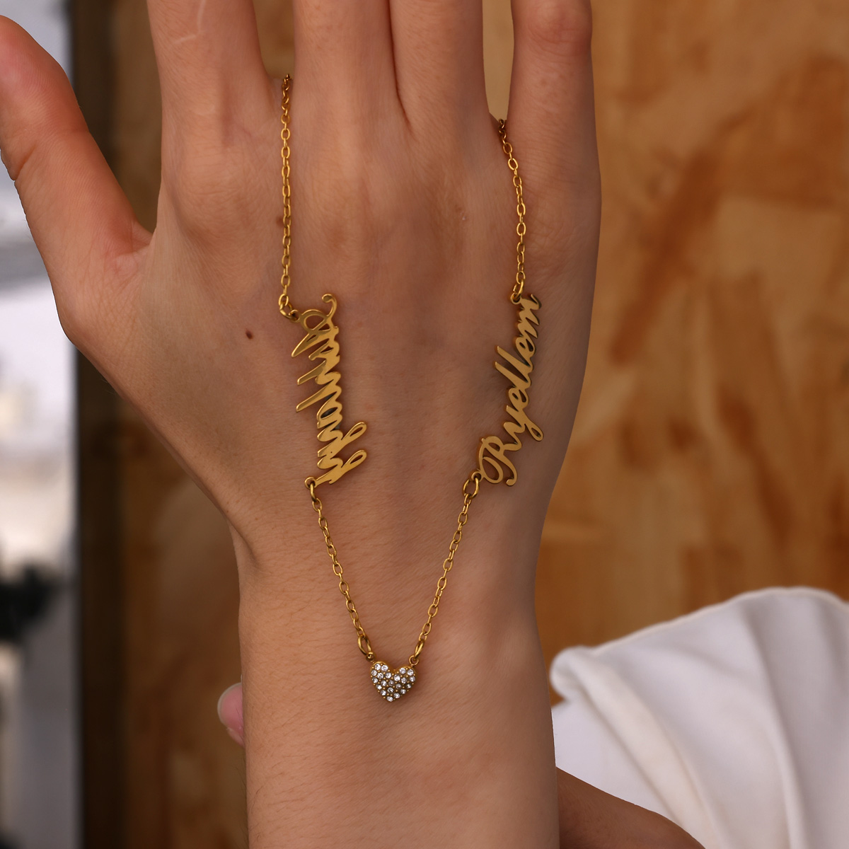 Benutzerdefinierte zwei Namen  – Name Necklace Custom Bewertung und Preis