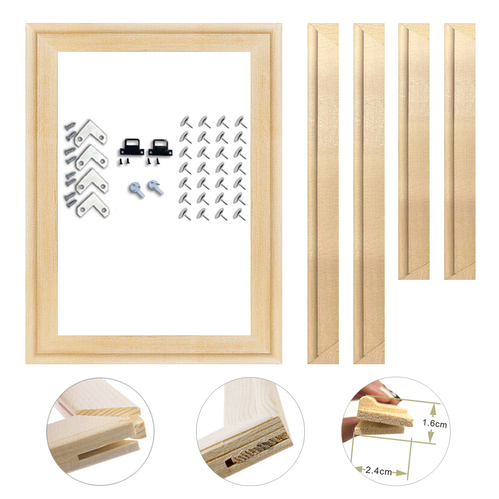 30x40 50x70 70x100cm Leinwandr – Engraved Wood Frame Bewertung und Preis
