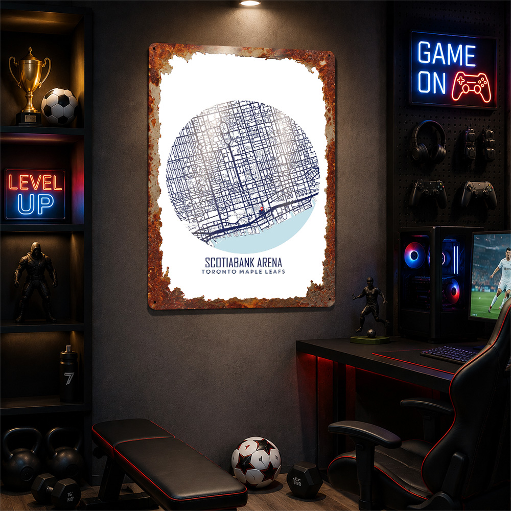 Scotiabank Arena Karte Metallp – Custom Map Poster Bewertung und Preis