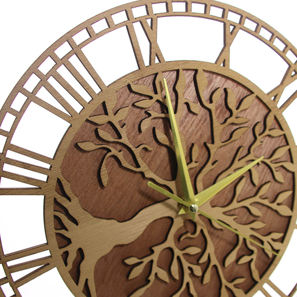 Baum des Lebens Holz-Wanduhr i – Family Tree Print Bewertung und Preis