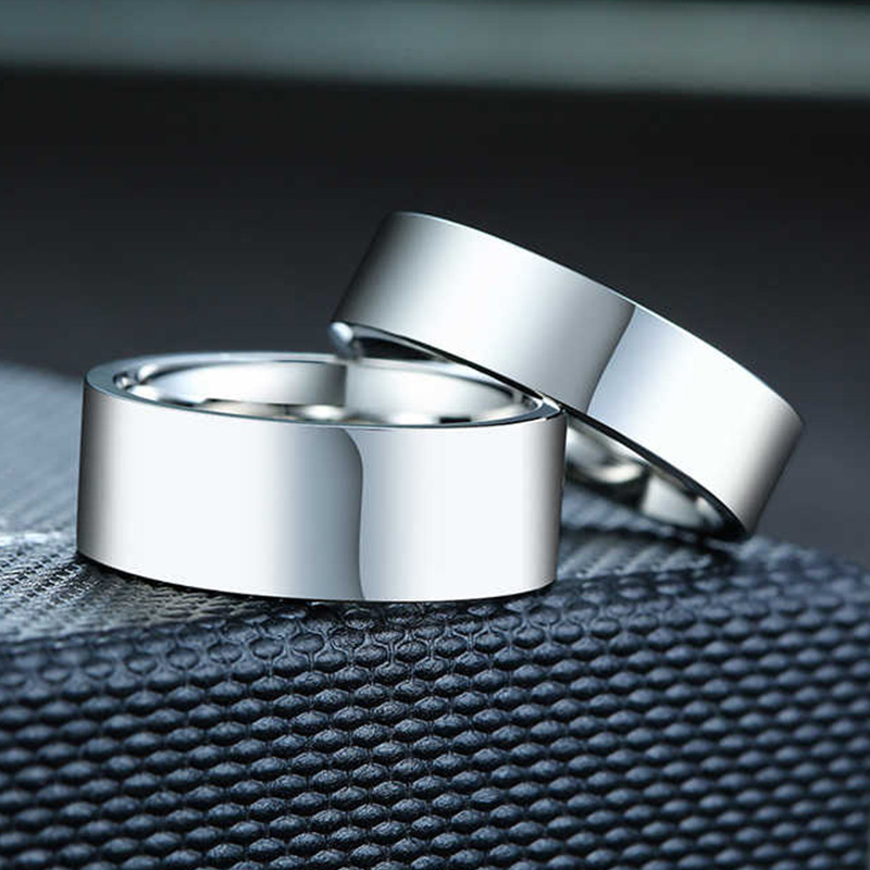 3/4/6/8 mm breite Edelstahlrin – Initial Ring Custom Bewertung und Preis