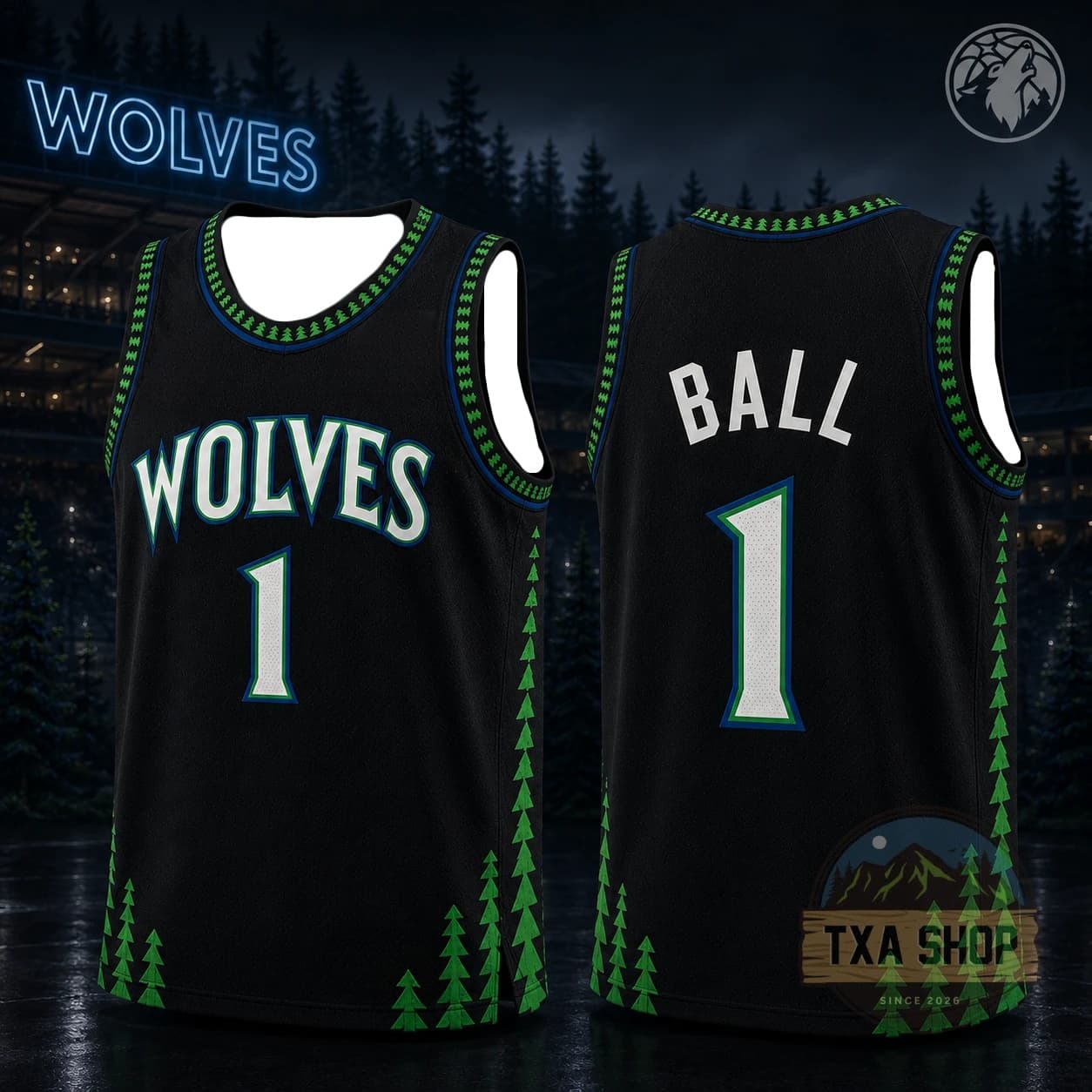 Basketball-Trikot, schwarz, är – Family Tree Print Bewertung und Preis