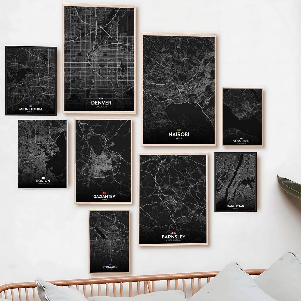 Paris London New York CUSTOM C – Custom Map Poster Bewertung und Preis