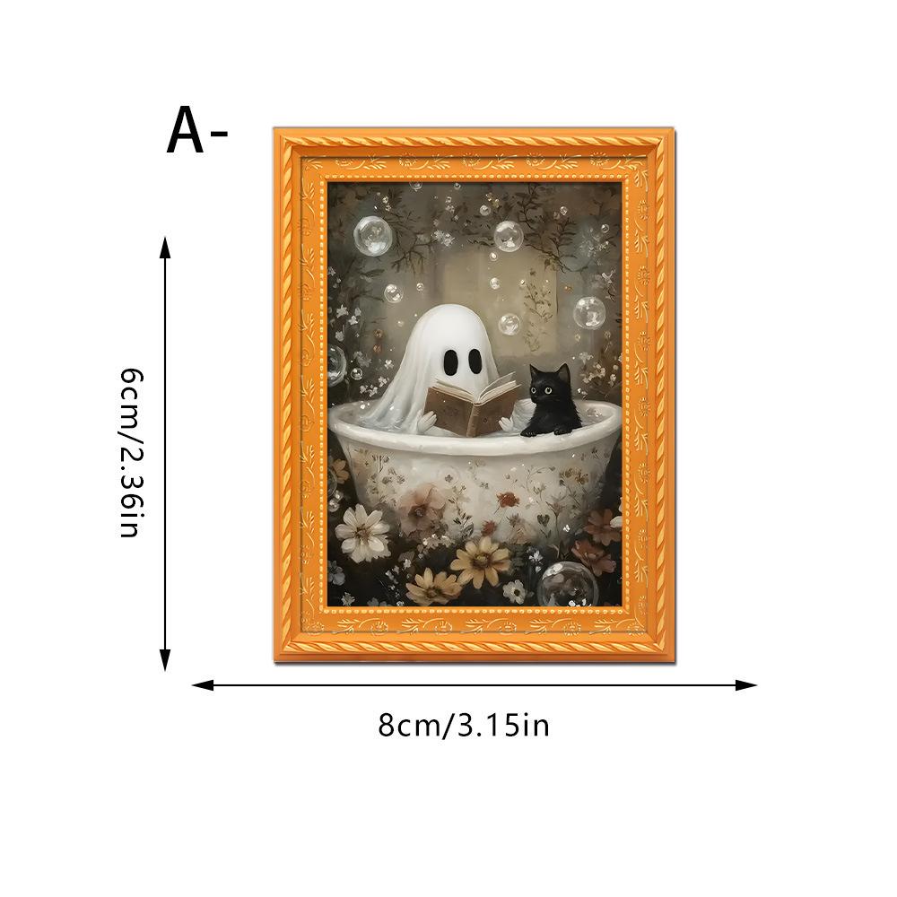 Kreativer 3D-Halloween-Kühlsch – Engraved Wood Frame Bewertung und Preis