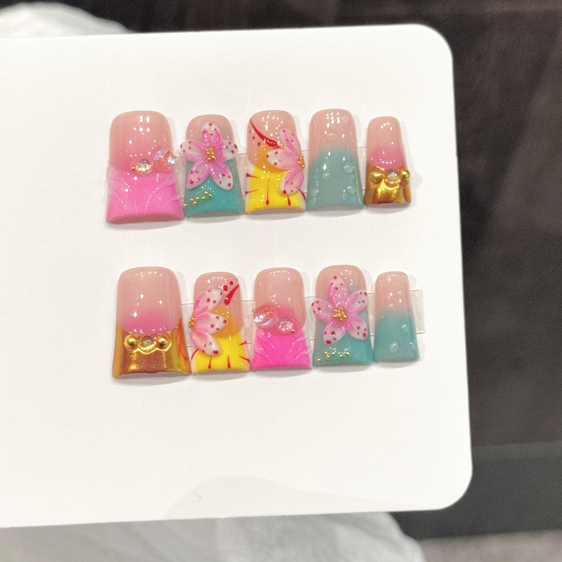 10 Stück künstliche Nägel im O – Pressed Flower Art Bewertung und Preis